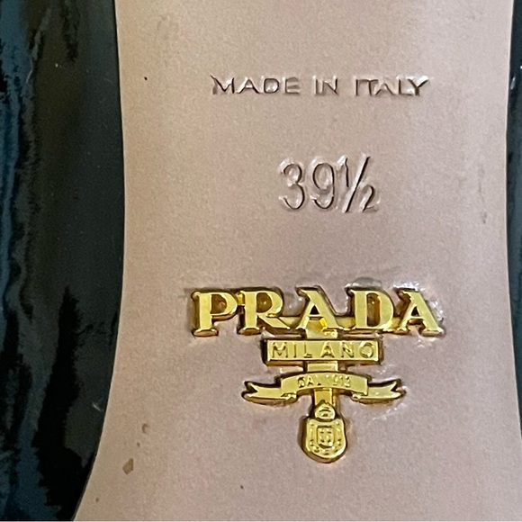 Prada Vernice Nero Pumps (EU 39.5) - Picture 8 of 10